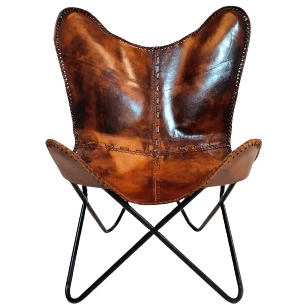 Leather Butterfly Chair - SAINT STAG