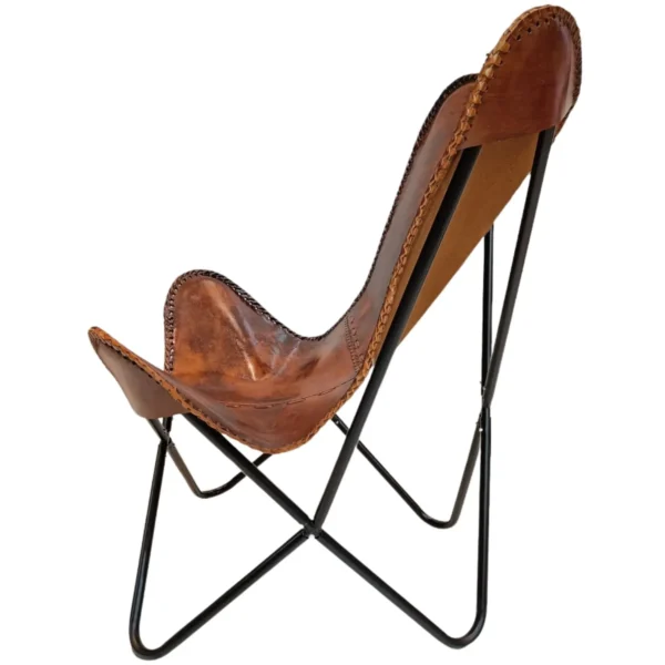 Leather Butterfly Chair - SAINT STAG