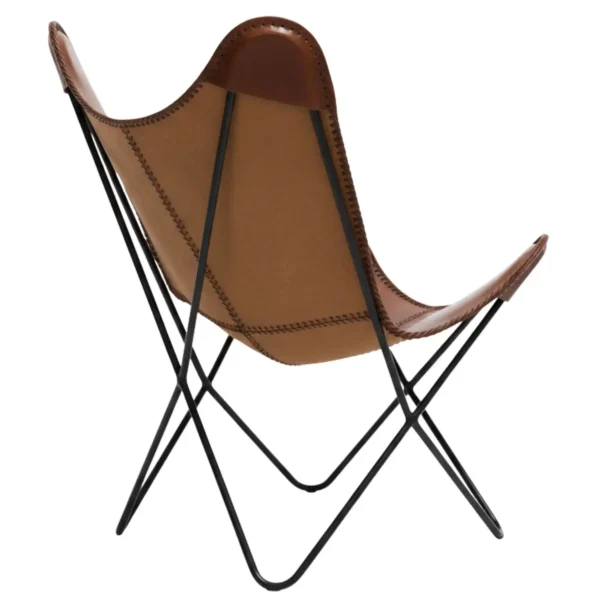 Leather Butterfly Chair - SAINT STAG