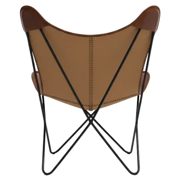 Leather Butterfly Chair - SAINT STAG