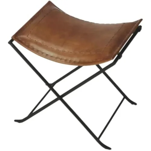 Leather Buttler Stool - SAINT STAG