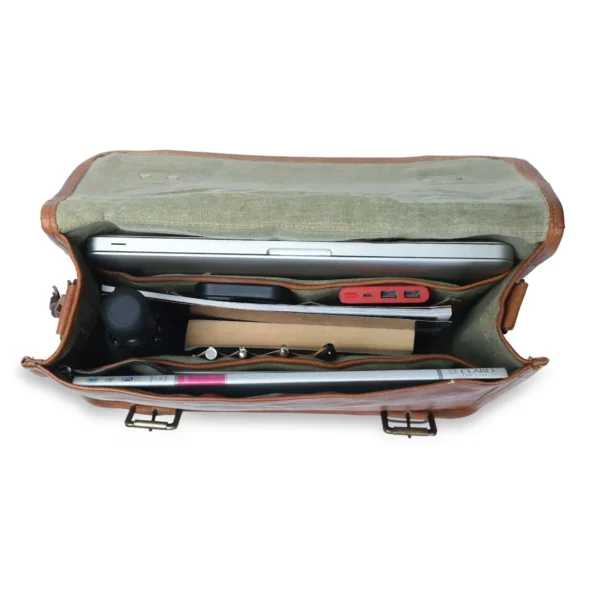 Leather Messenger Bag - SAINT STAG