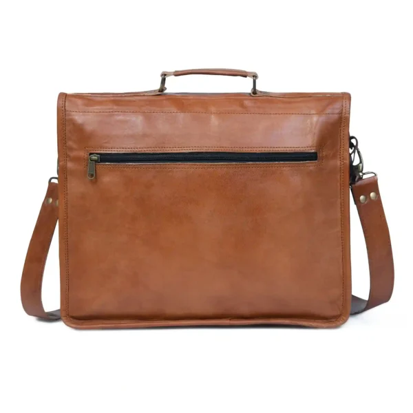 Leather Messenger Bag - SAINT STAG
