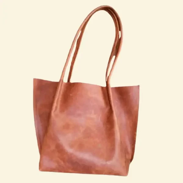 Minimalist Leather Tote