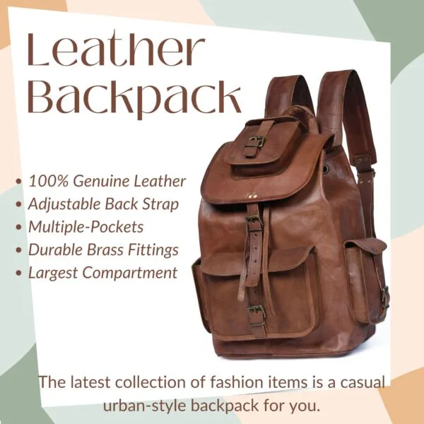 Leather Backpack - SAINT STAG