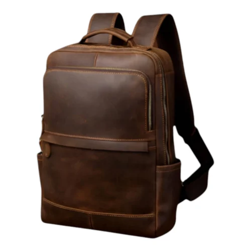 Leather Backpack Product.