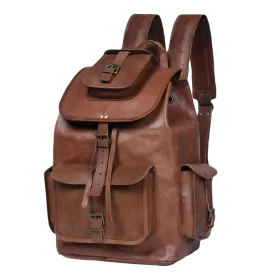 Classic Expedition Leather Backpack