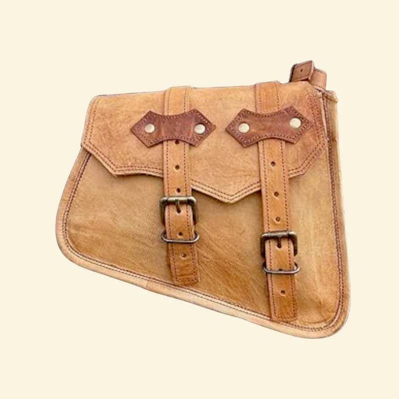 Classic Brown Saddle Bag
