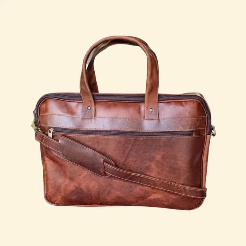 Classic Expedition Leather Briefcase