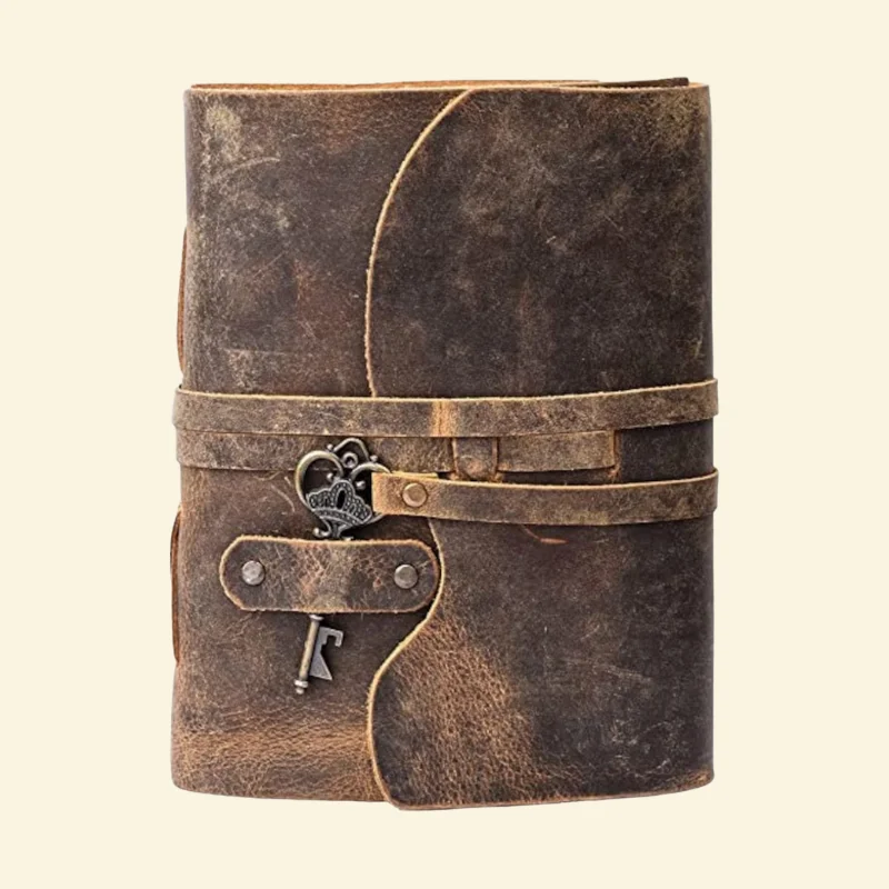 Guardian Key Leather Notebook