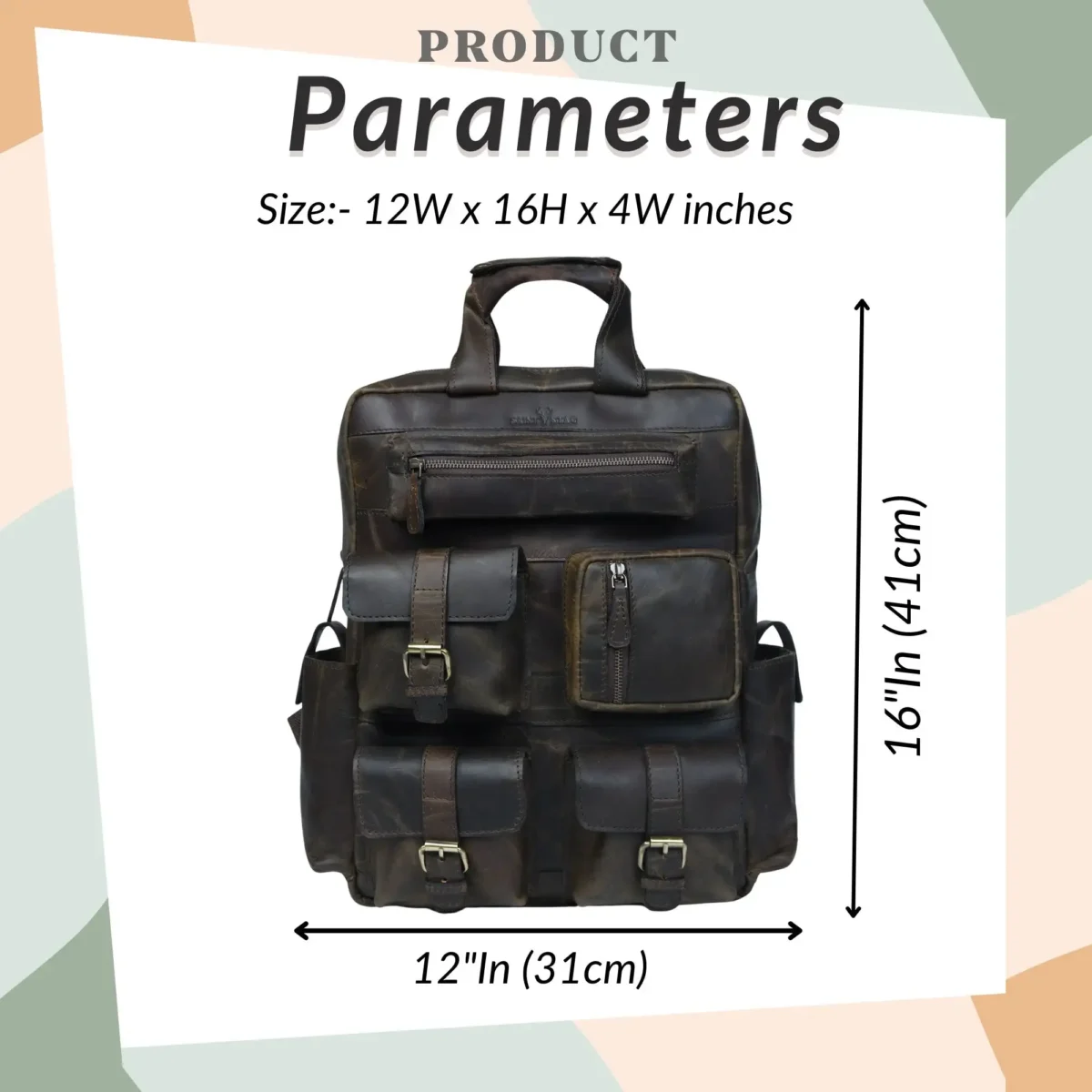 Leather Backpack - SAINT STAG