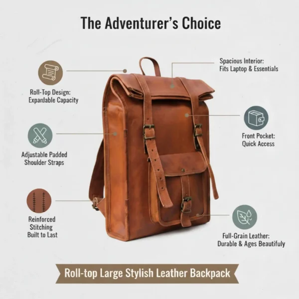 Leather Backpack - SAINT STAG