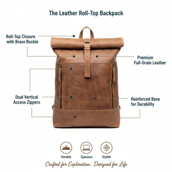 Leather Backpack - SAINT STAG