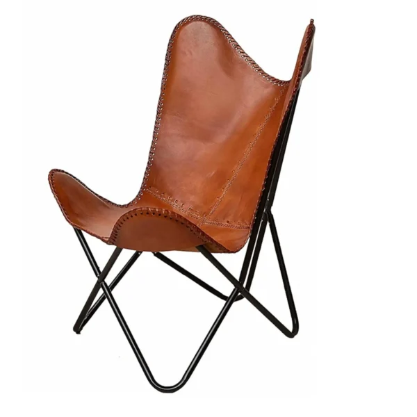 Leather Butterfly Chair Cover - SAINT STAG