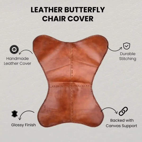 Leather Butterfly Chair Cover - SAINT STAG