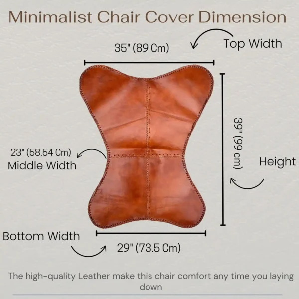 Leather Butterfly Chair Cover - SAINT STAG