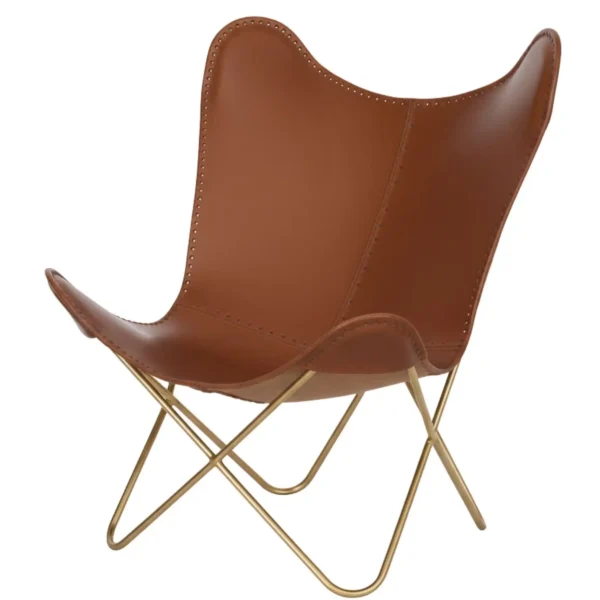 Leather Butterfly Chair - SAINT STAG