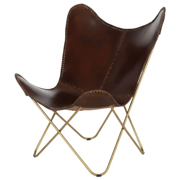 Leather Butterfly Chair - SAINT STAG