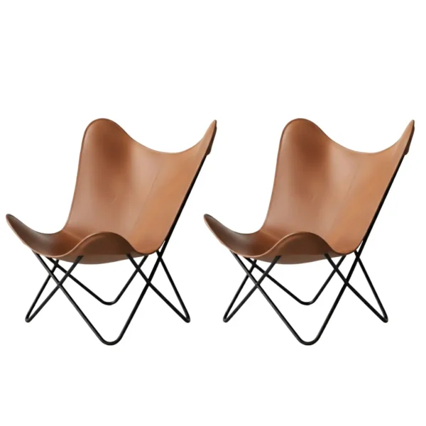 Leather Butterfly Chair - SAINT STAG