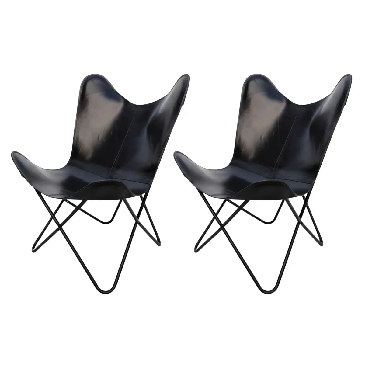 Leather Butterfly Chair - SAINT STAG