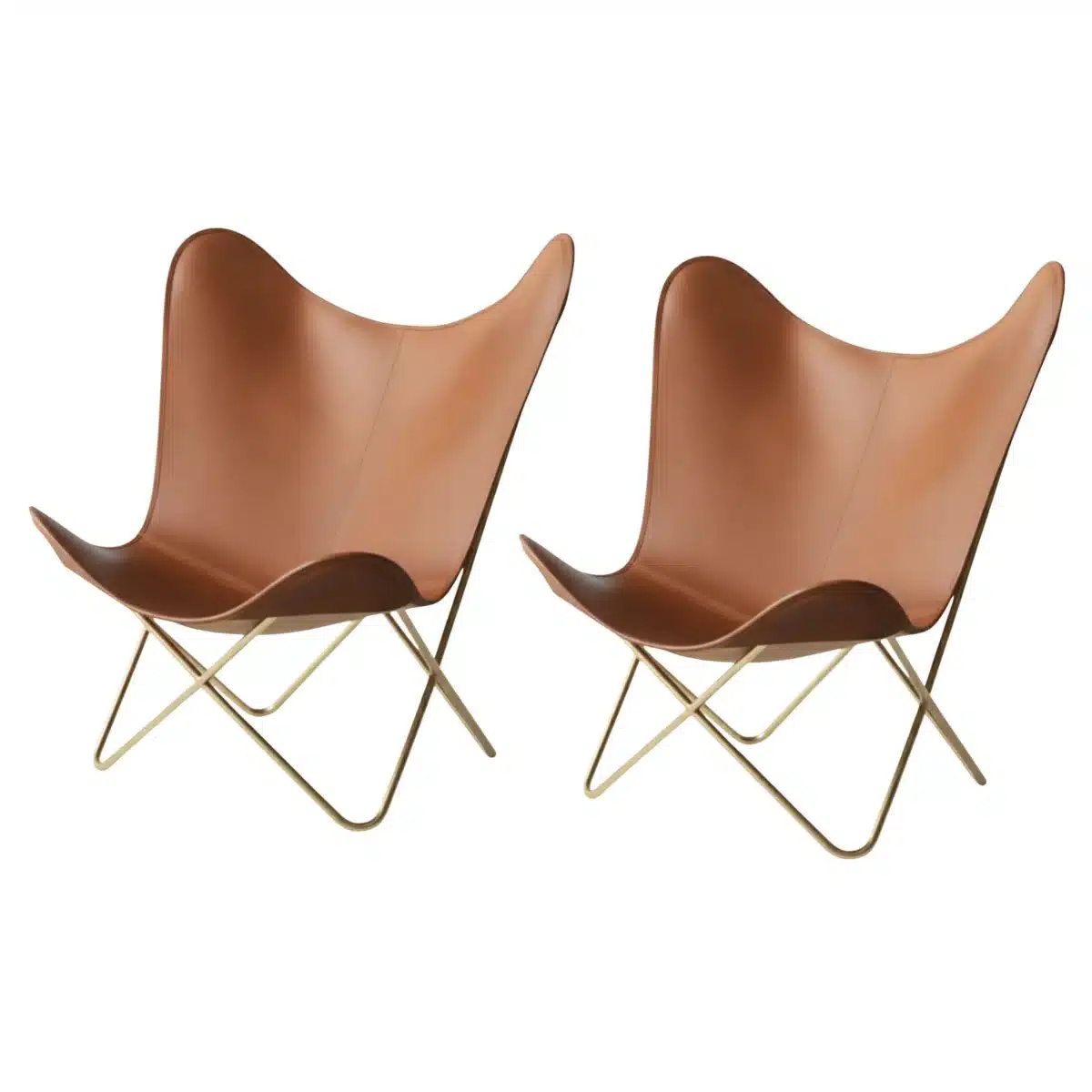 Leather Butterfly Chair - SAINT STAG