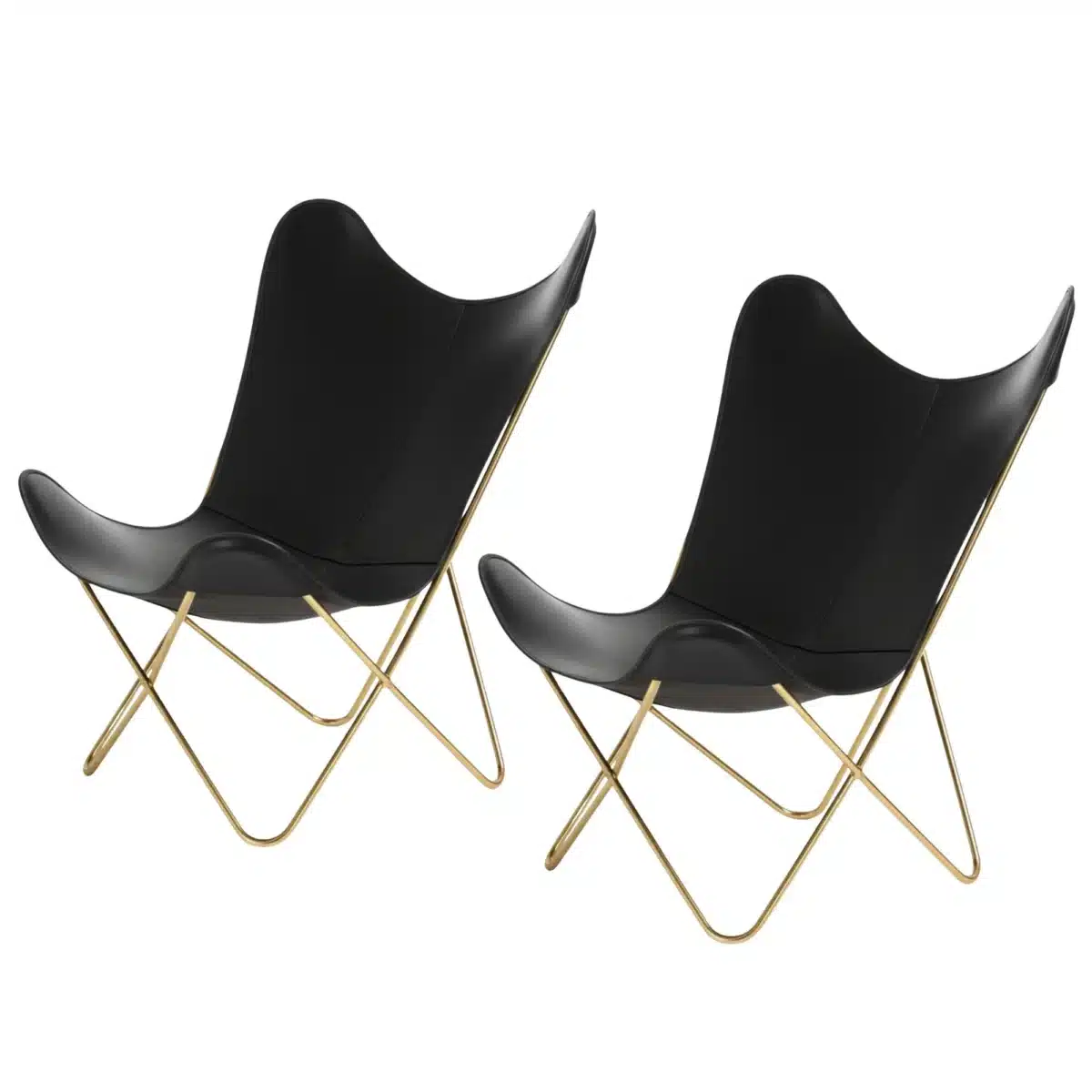 Leather Butterfly Chair - SAINT STAG