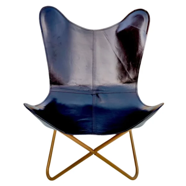 Leather Butterfly Chair - SAINT STAG