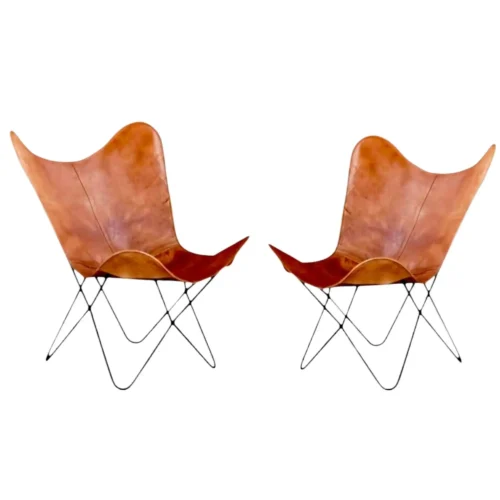 Leather Butterfly Chair - SAINT STAG