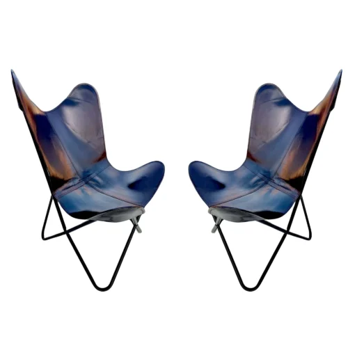 Leather Butterfly Chair - SAINT STAG