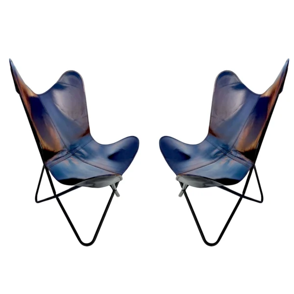 Leather Butterfly Chair - SAINT STAG