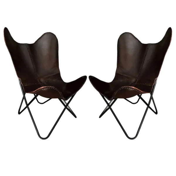 Leather Butterfly Chair - SAINT STAG