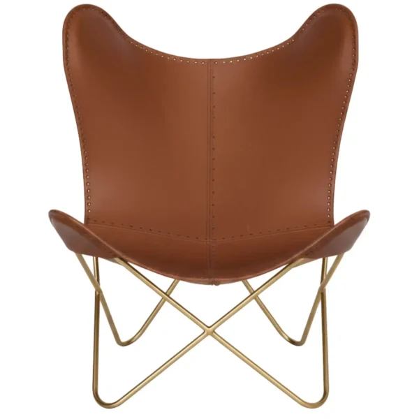 Leather Butterfly Chair - SAINT STAG