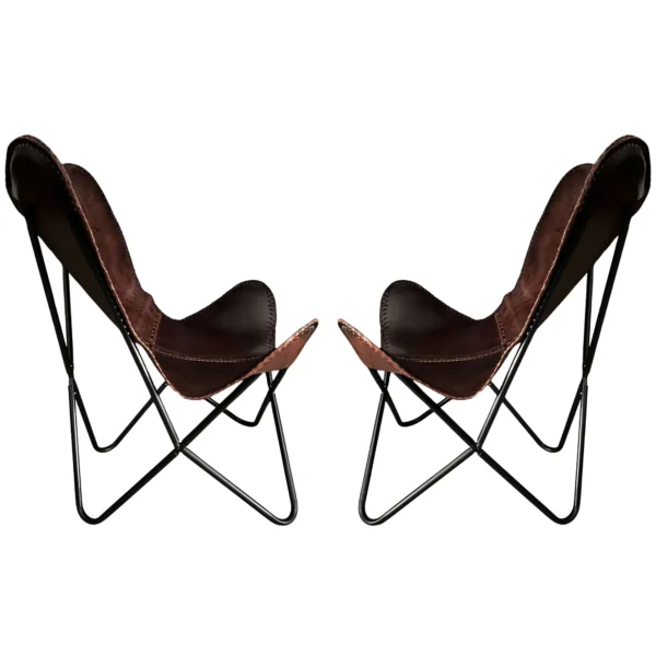 Leather Butterfly Chair - SAINT STAG