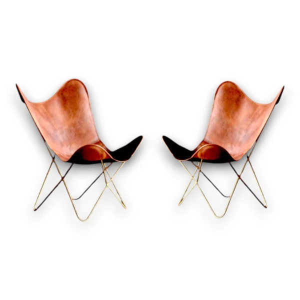 Leather Butterfly Chair - SAINT STAG