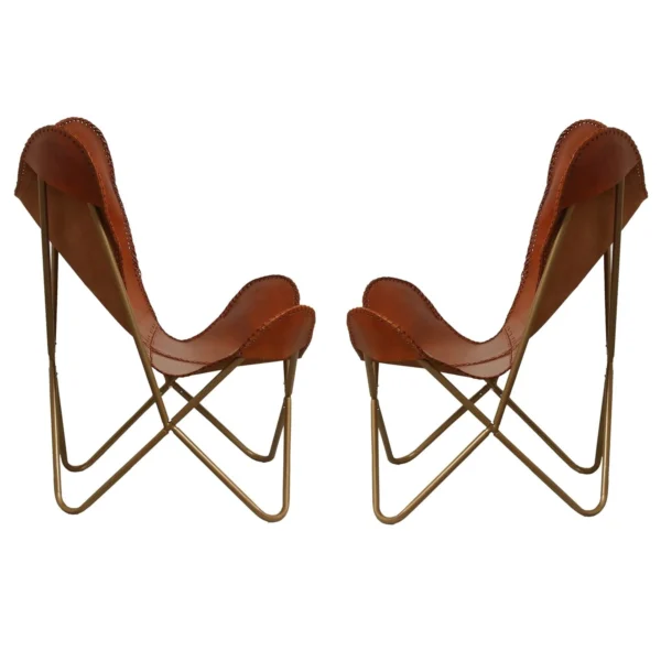 Leather Butterfly Chair - SAINT STAG