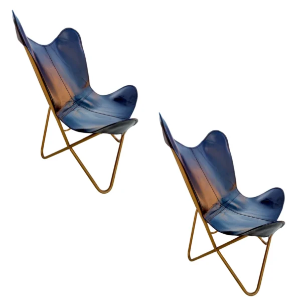 Leather Butterfly Chair - SAINT STAG