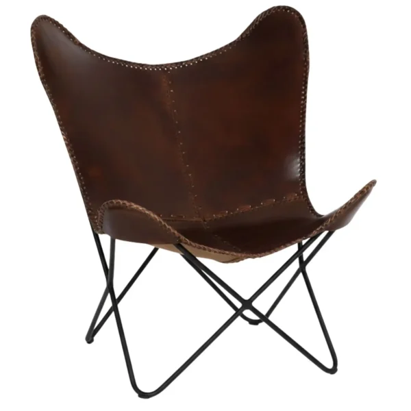 Leather Butterfly Chair - SAINT STAG
