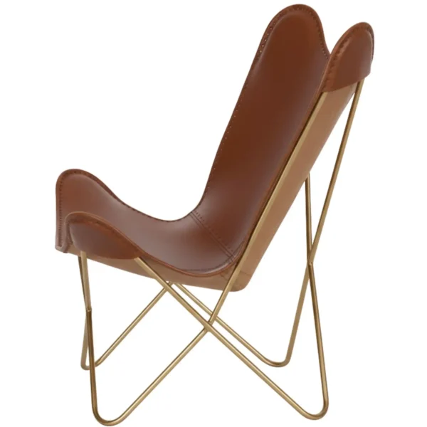 Leather Butterfly Chair - SAINT STAG