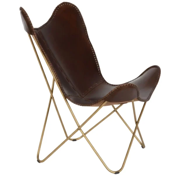 Leather Butterfly Chair - SAINT STAG