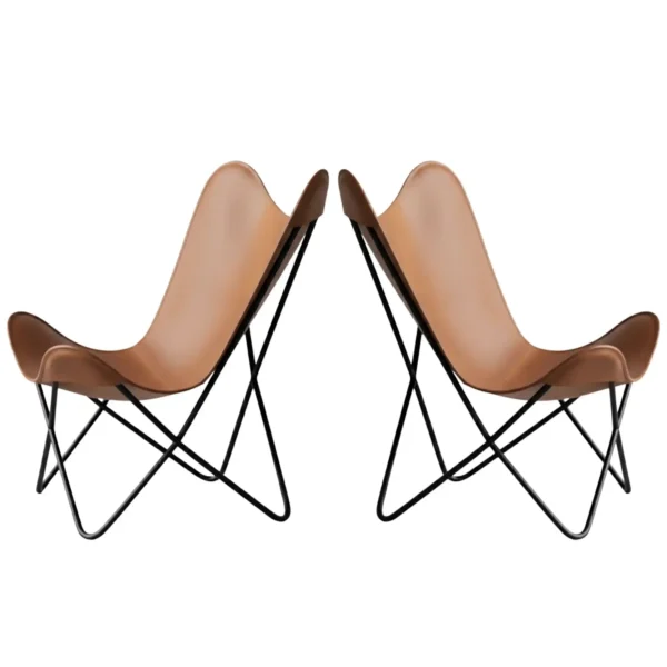 Leather Butterfly Chair - SAINT STAG