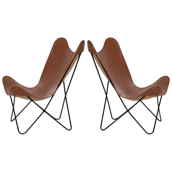 Leather Butterfly Chair - SAINT STAG