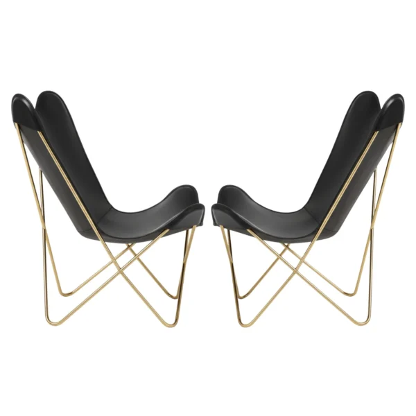 Leather Butterfly Chair - SAINT STAG
