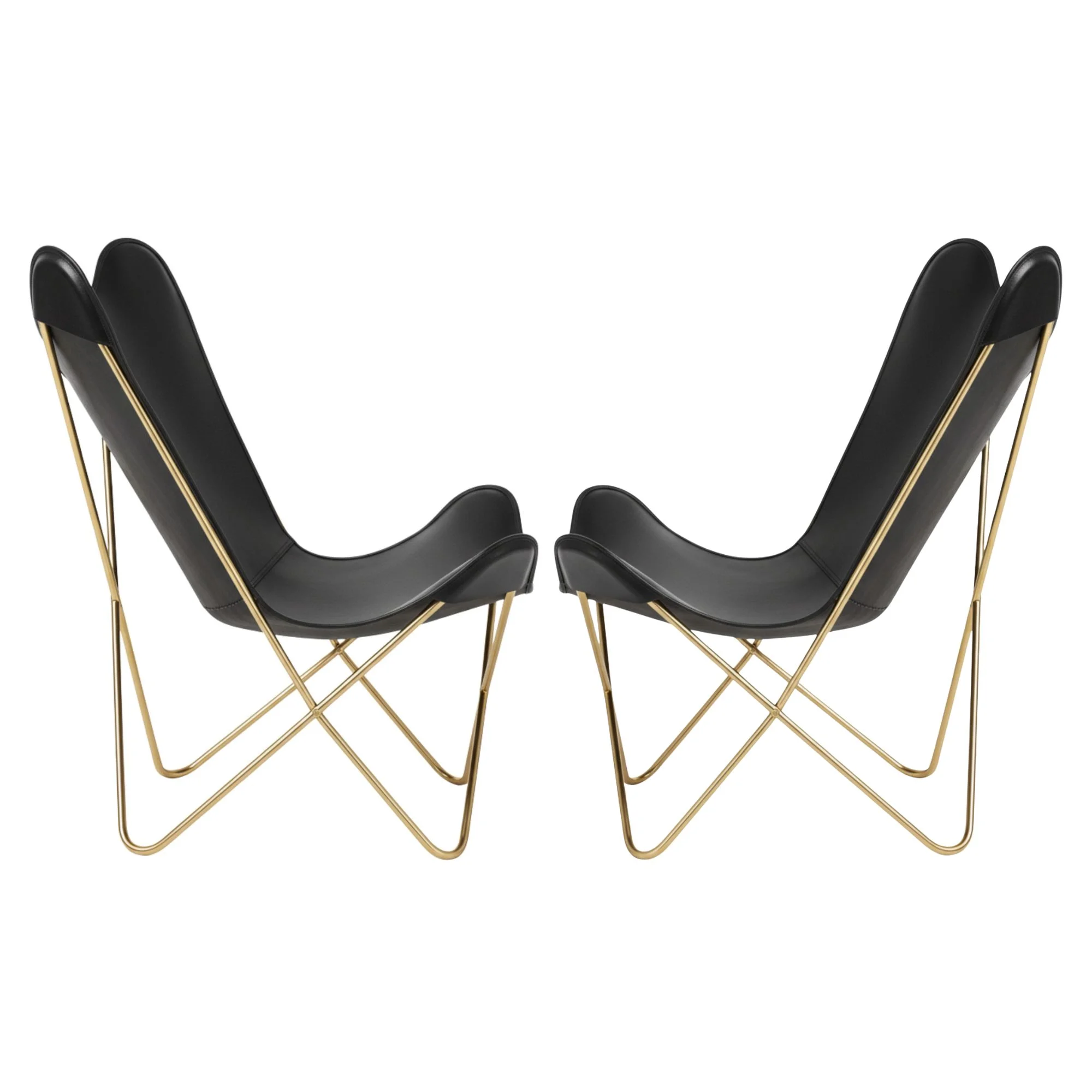 Leather Butterfly Chair - SAINT STAG