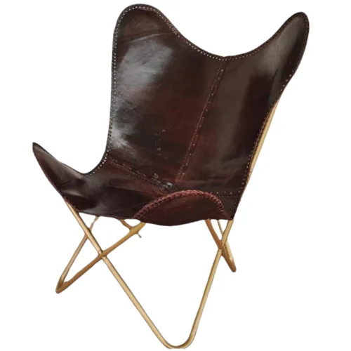 Leather Butterfly Chair - SAINT STAG