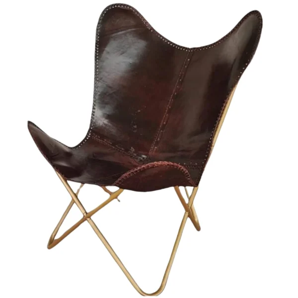 Leather Butterfly Chair - SAINT STAG