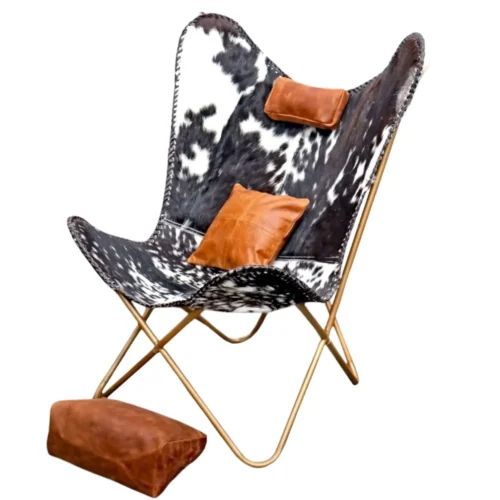 Leather Butterfly Chair - SAINT STAG