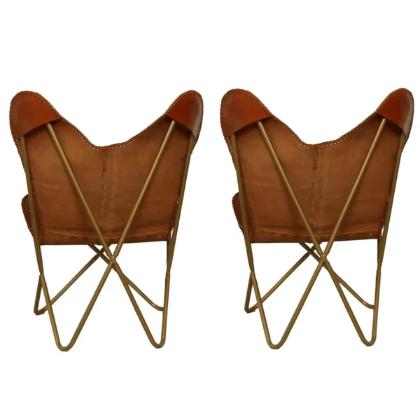 Leather Butterfly Chair - SAINT STAG