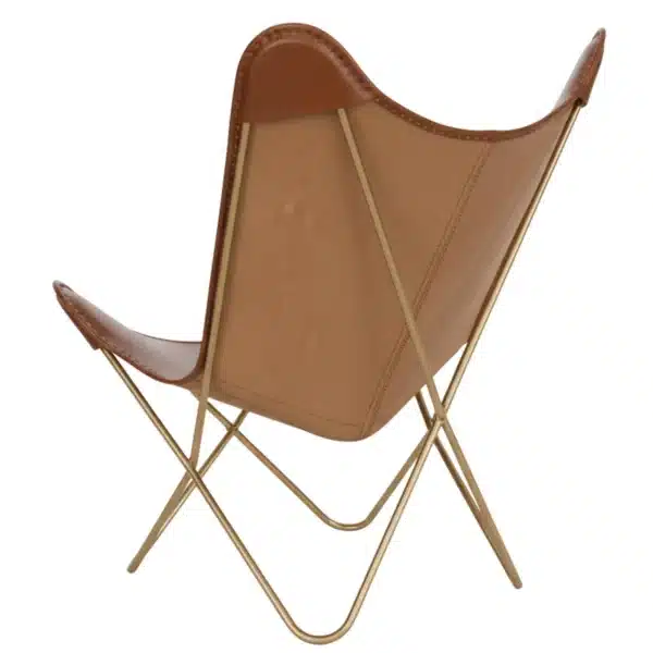 Leather Butterfly Chair - SAINT STAG