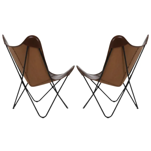 Leather Butterfly Chair - SAINT STAG