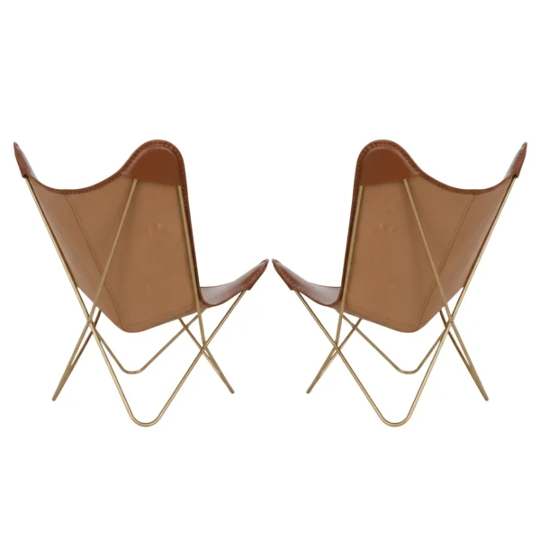 Leather Butterfly Chair - SAINT STAG